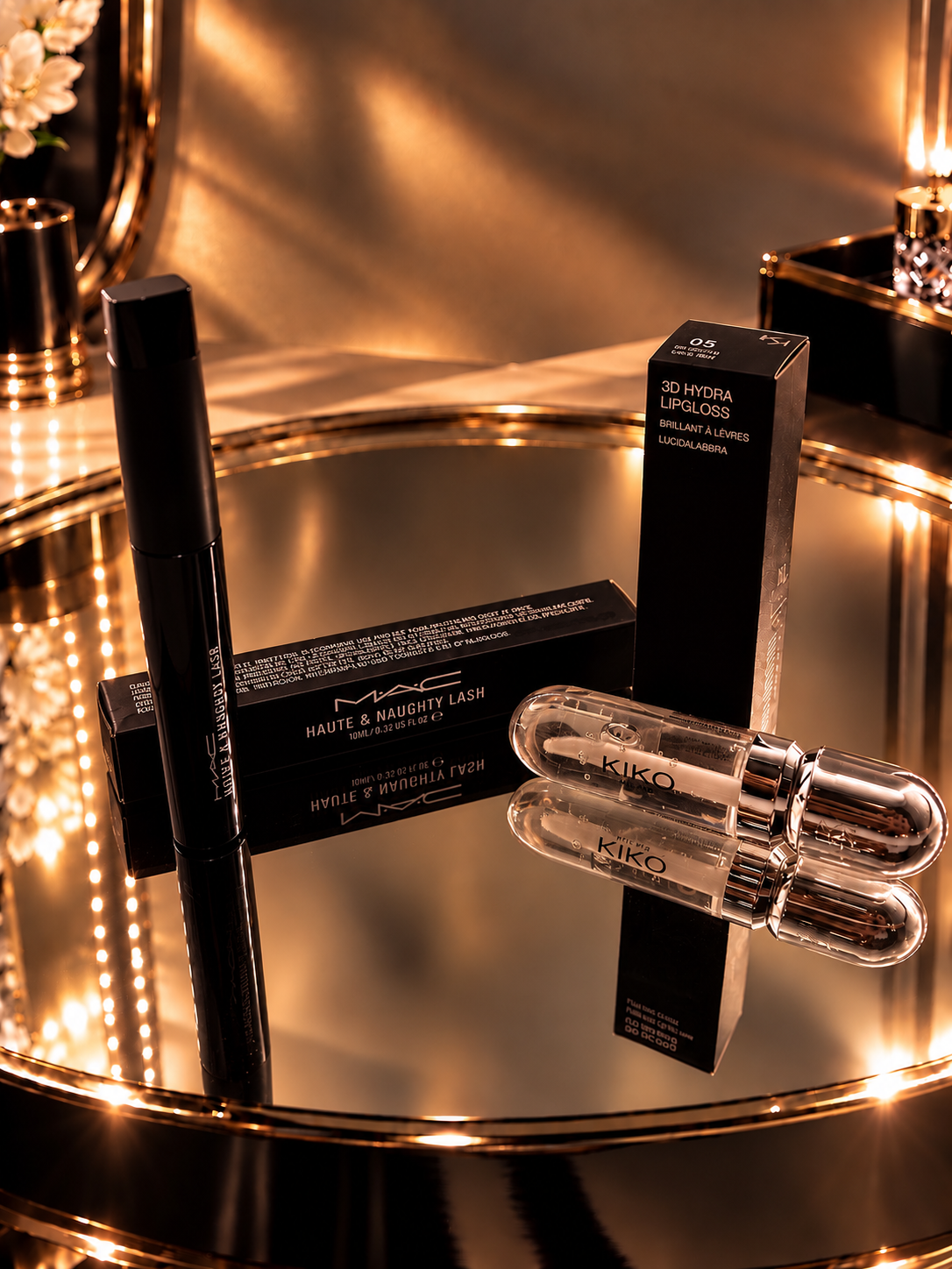 MAC SET MASCARA MAKEUP LIPGLOSS 2τμχ